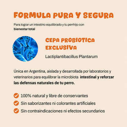 Probióticos para perros #1 en Argentina