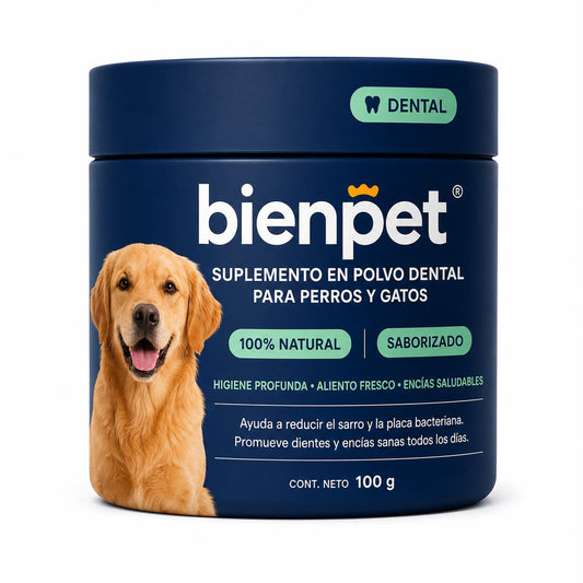 Suplemento Dental en Polvo para perros y gatos